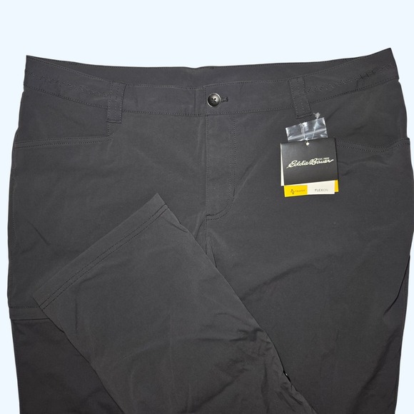 Eddie Bauer Pants - NEW Eddie Bauer Travex‎ Horizon Roll Up Pants Womens 16 Gray Stretch Hiking